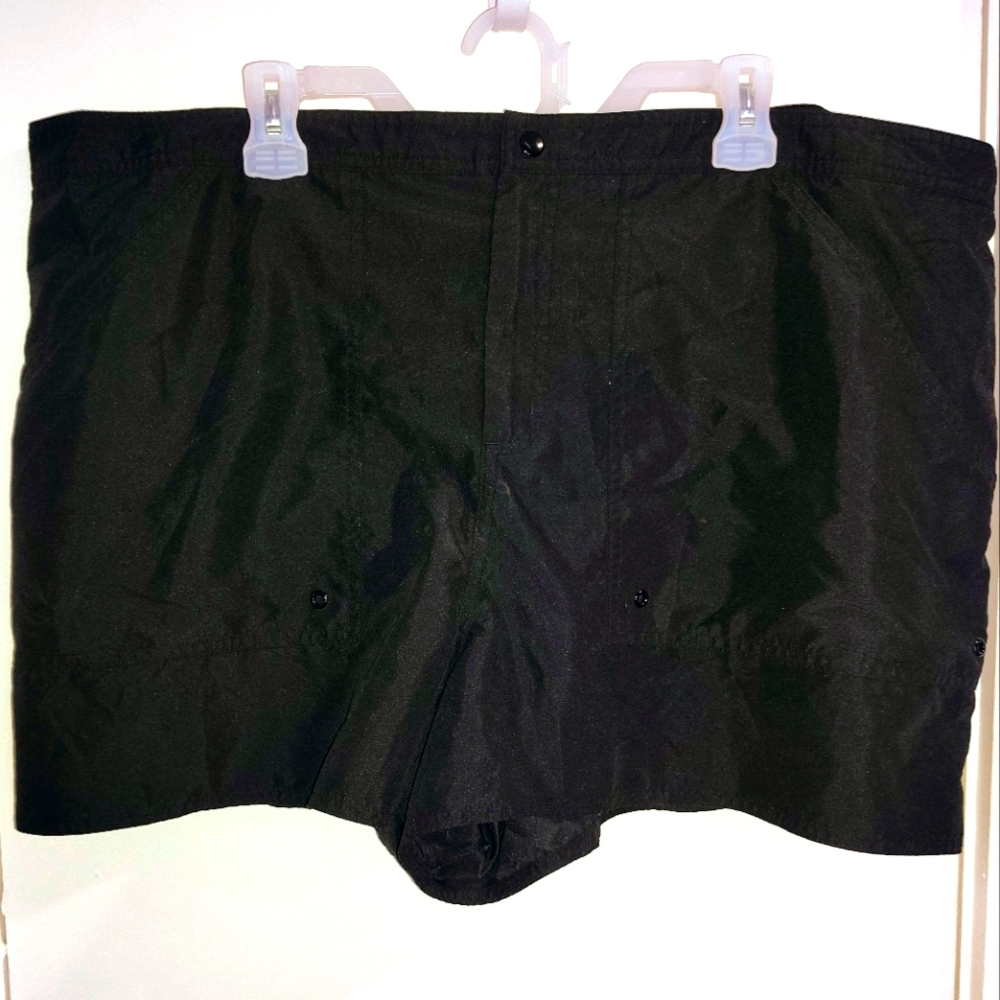 Azul Maxine Of Hollywood Swim Shorts, Black, Size 24W